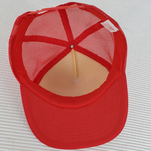 Champion Racing Trucker Vintage Farmer Snapback Red Mesh Hipster Hat Cap Cars - Picture 7 of 8